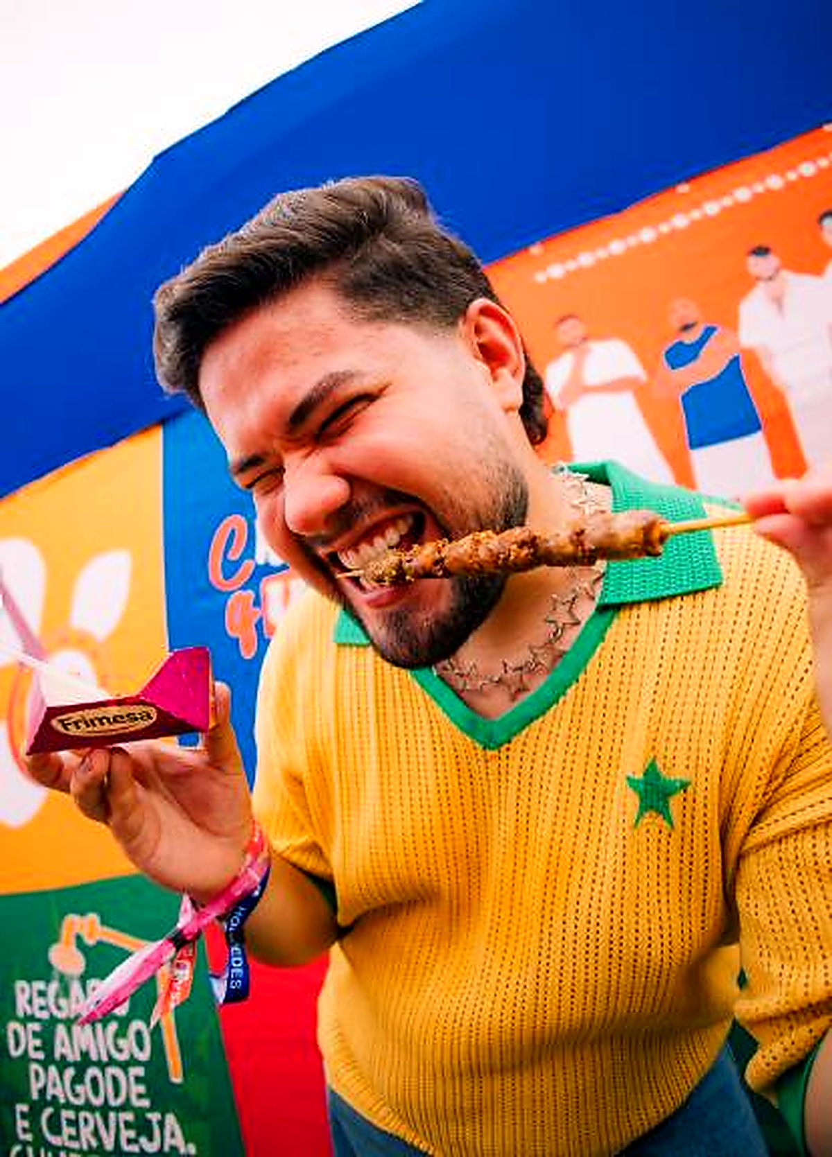 Degustação do Espetinho Frimesa no Evento